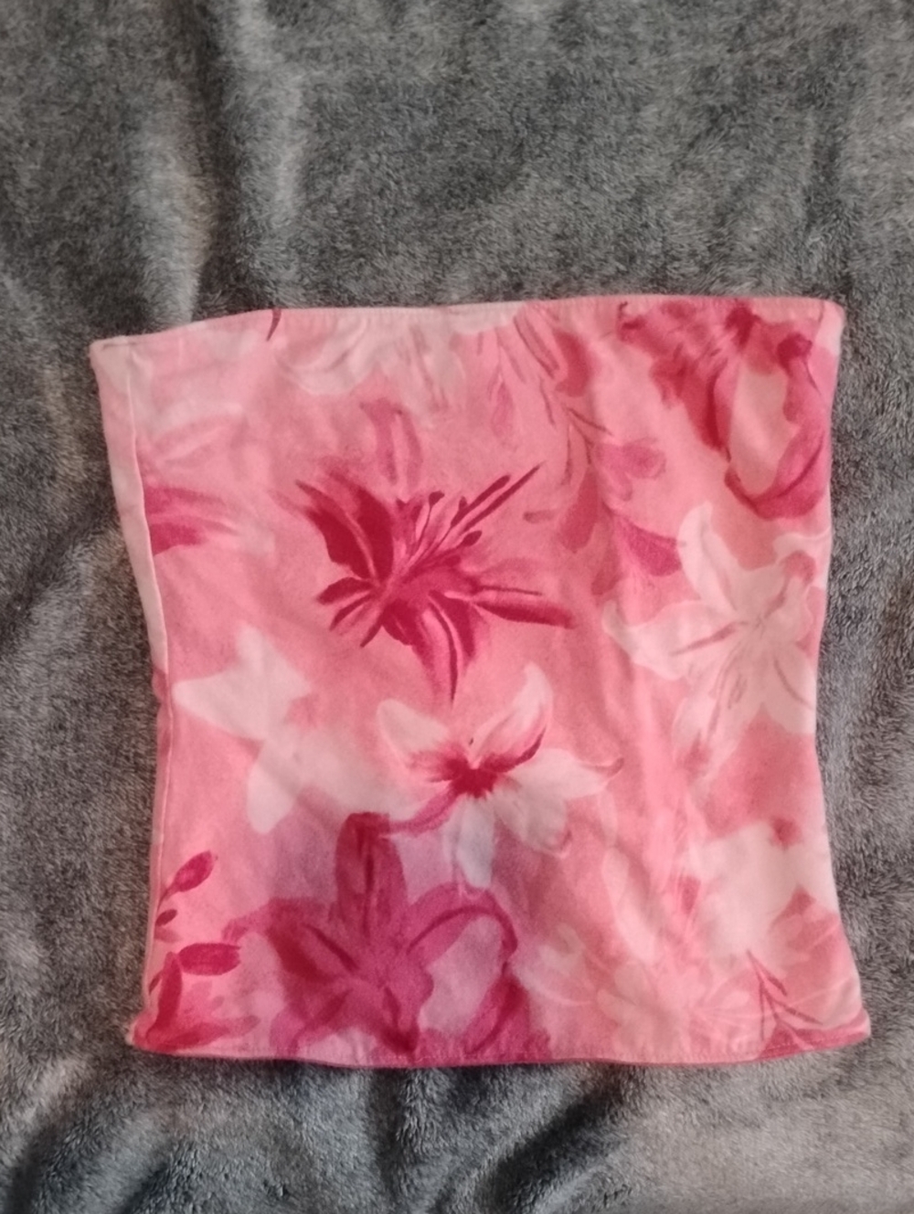 Floral Pink Tube Top